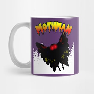 Mothman West Virginia Wing Humanoid Moth Retro Vintage Mug